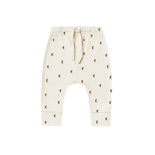 Basic Long Sleeve Onesie & Pants - Moons