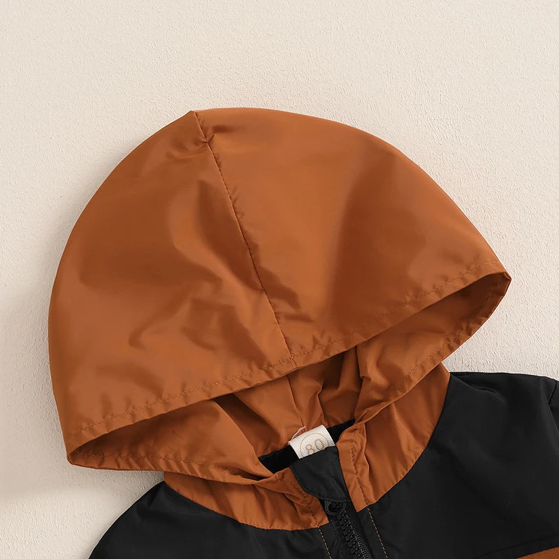 Boys Lightweight Patchwork Windbreaker