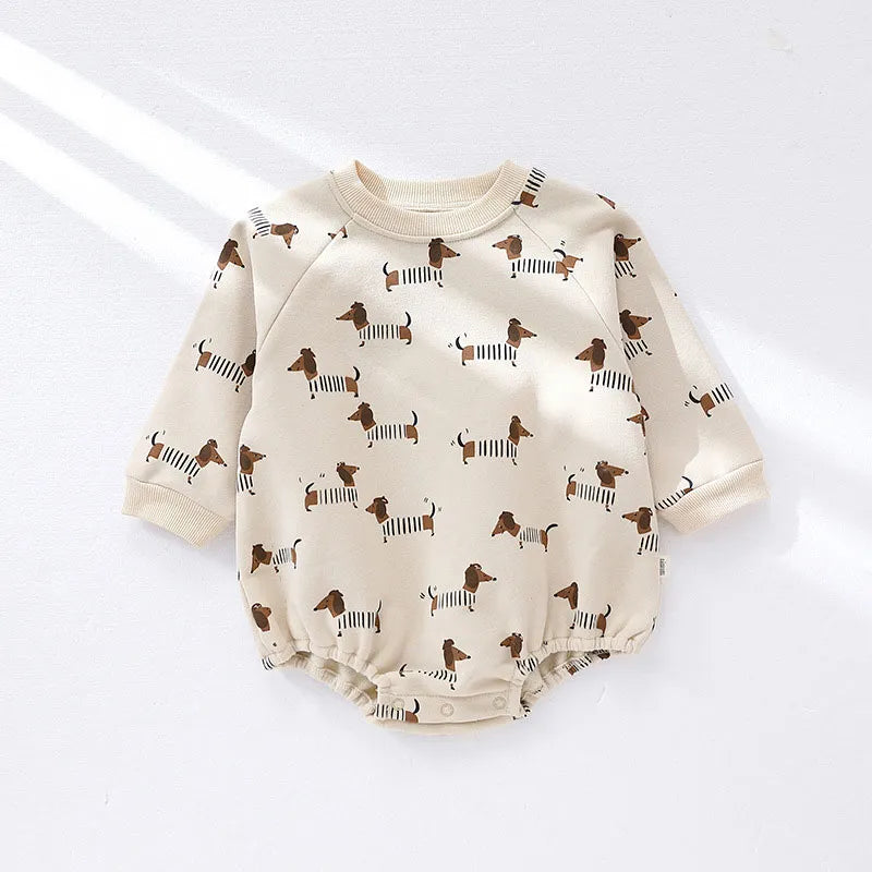 Dachshund Sweatshirt Romper