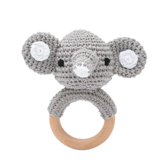 Crochet Elephant Rattle