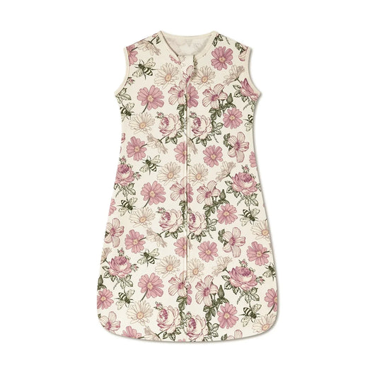 Summer Baby Sleep Sack - Flowers & Bees