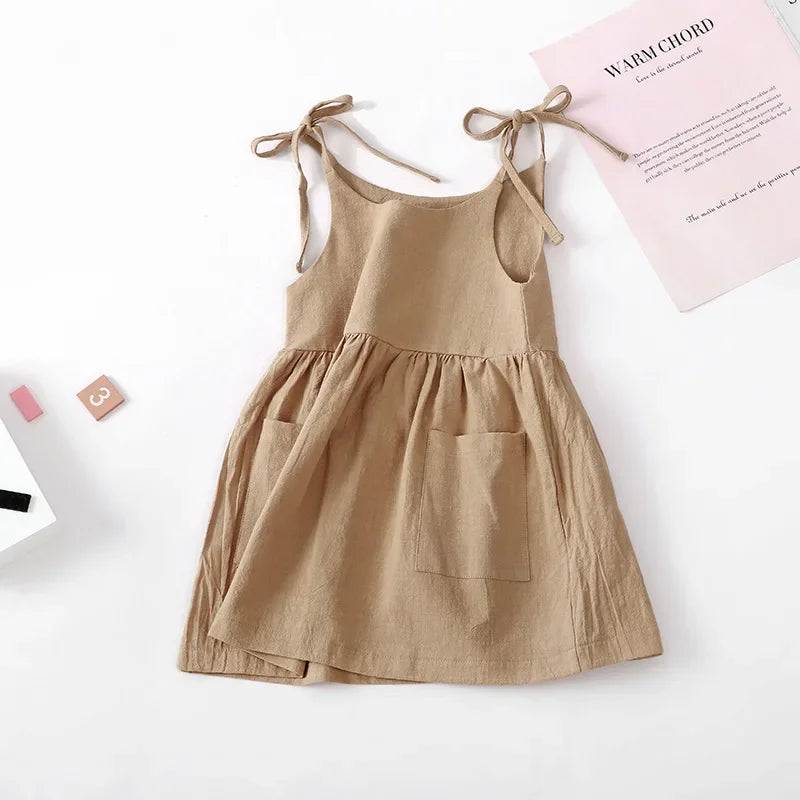 Cotton Spaghetti Strap Sundress