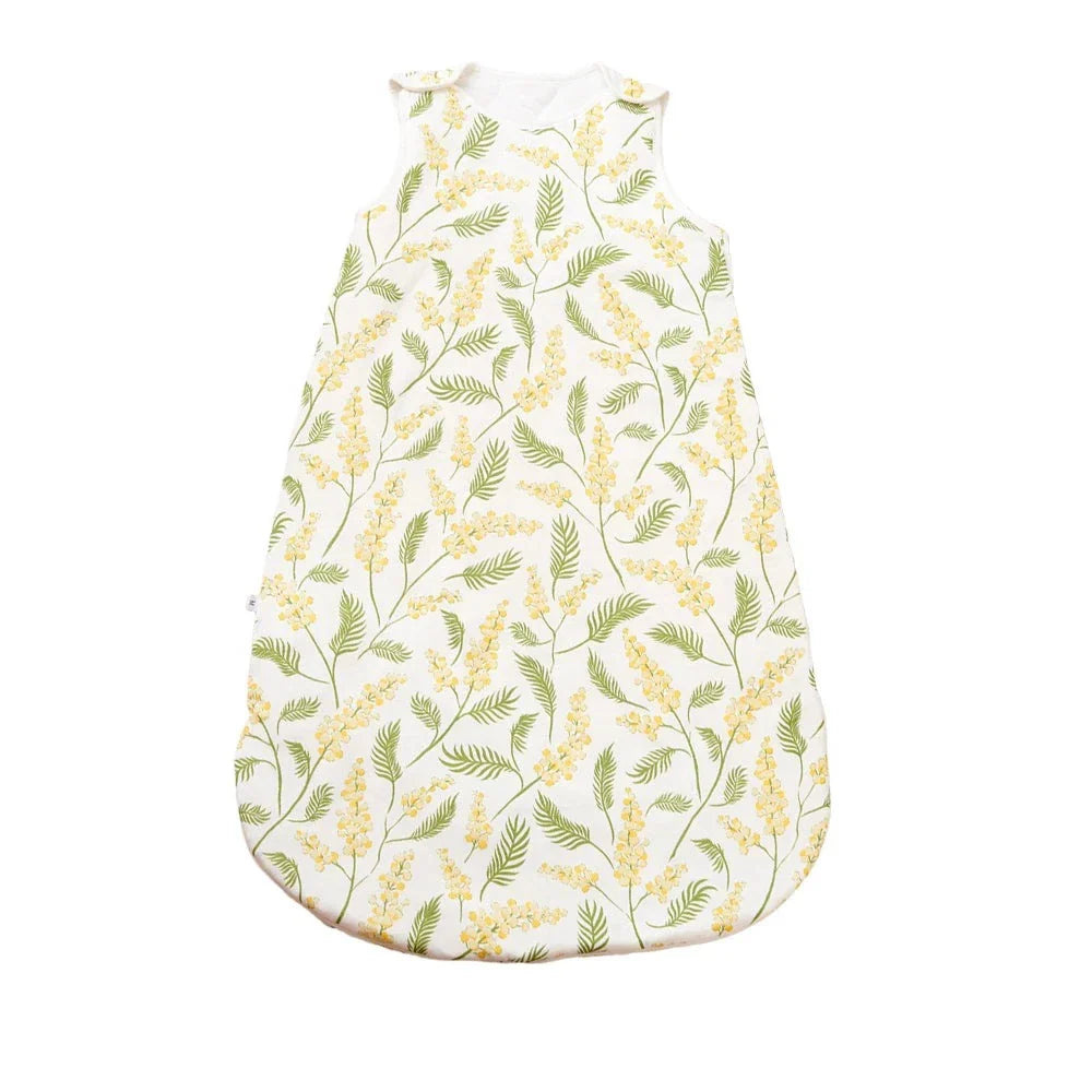 Bamboo Cotton Sleep Sack - Yellow Lilac