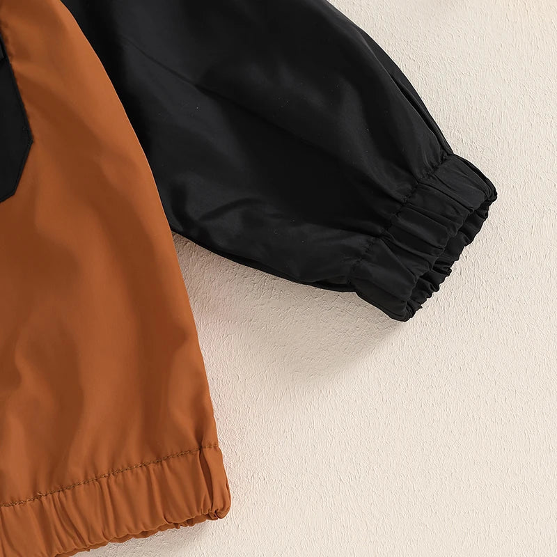 Boys Lightweight Patchwork Windbreaker