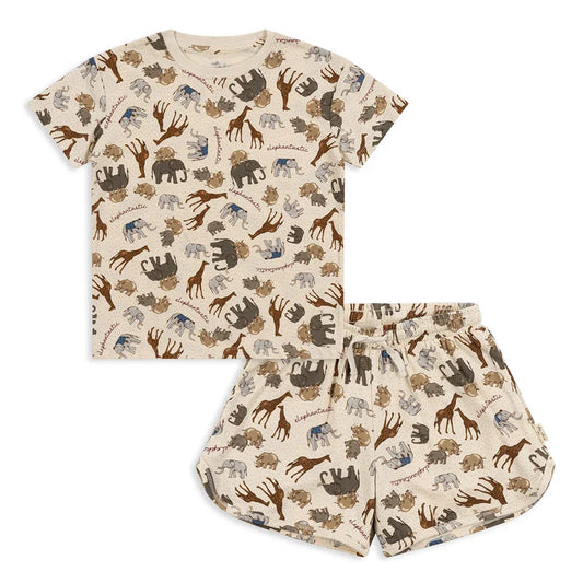 Elephantastic T Shirt & Shorts Summer Set