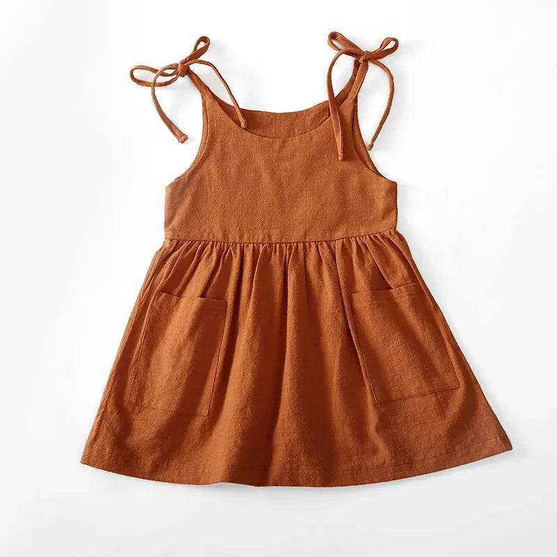 Cotton Spaghetti Strap Sundress