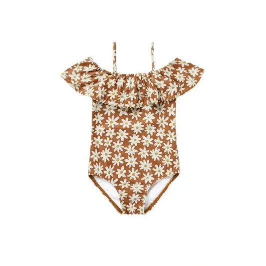 Girls Daisy Belle Sleeve Swimsuit