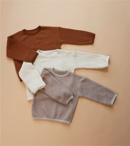 Waffle Knit Long Sleeve