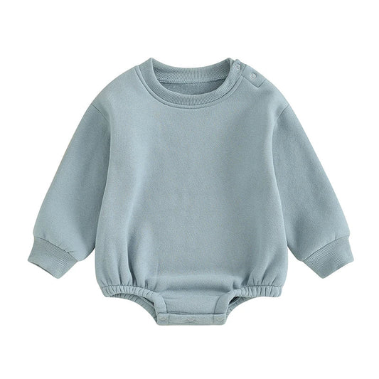 Fleece Lined Bubble Romper Sweatshirt