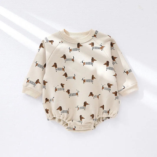 Dachshund Sweatshirt Romper