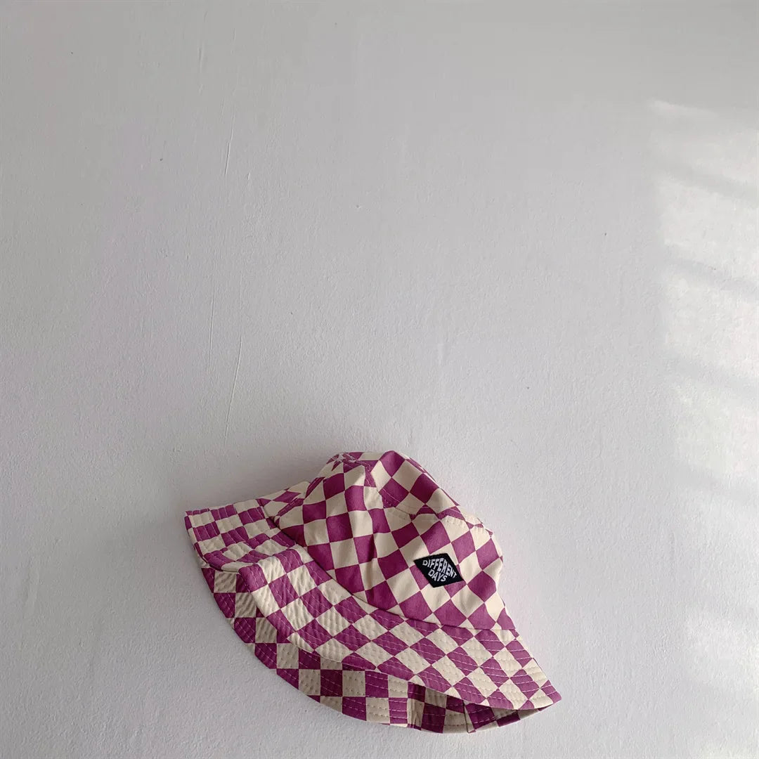 Checkered Bucket Hat