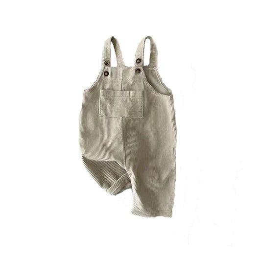 Corduroy Overalls - Oat