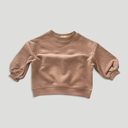 Side Slit Pullover Sweater - Salmon