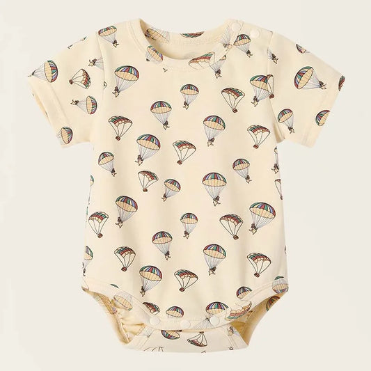 Parachute Print T-Shirt Onesie
